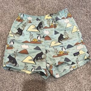 Patagonia swim shorts, size 5T perfect condition.